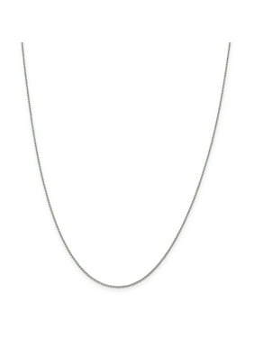 PriceRock Sterling Silver Spiga Chain Necklace 18 Inches PriceRock Sterling Silver Spiga Chain Necklace 18 Inches